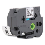 Brother P-Touch® TZe Flexible Tape Cartridge for P-Touch Labelers, 0.94" x 26.2 ft, Black on White (BRTTZEFX251) Each