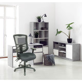 Alera® Alera Elusion Series Mesh High-Back Multifunction Chair, Supports Up to 275 lb, 17.2" to 20.6" Seat Height, Black (ALEEL41ME10B) Each