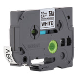 Brother P-Touch® TZe Extra-Strength Adhesive Laminated Labeling Tape, 0.47" x 26.2 ft, Black on White (BRTTZES231) Each