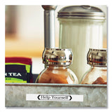 Brother P-Touch® TZe Extra-Strength Adhesive Laminated Labeling Tape, 0.35" x 26.2 ft, Black on White (BRTTZES221) Each