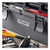 Brother P-Touch® TZ Extra-Strength Adhesive Laminated Labeling Tape, 0.94" x 26.2 ft, Black on Matte Silver (BRTTZES951) Each