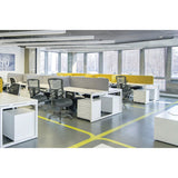 Alera® Alera Elusion Series Mesh High-Back Multifunction Chair, Supports Up to 275 lb, 17.2" to 20.6" Seat Height, Black (ALEEL41ME10B) Each