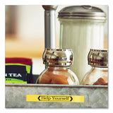 Brother P-Touch® TZe Extra-Strength Adhesive Laminated Labeling Tape, 0.35" x 26.2 ft, Black on Yellow (BRTTZES621) Each