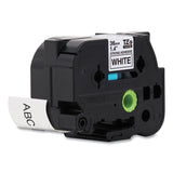 Brother P-Touch® TZ Extra-Strength Adhesive Laminated Labeling Tape, 1.4" x 26.2 ft, Black on White (BRTTZES261) Each