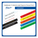Brother P-Touch® TZe Laminated Removable Label Tapes, 0.94" x 26.2 ft, Black on Green (BRTTZE751CS) Each