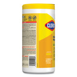Clorox® Disinfecting Wipes, 1-Ply, 7 x 8, Lemon Fresh, White, 75/Canister, 6/Carton (CLO15948CT) 6 Canisters of 75