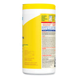 Clorox® Disinfecting Wipes, 1-Ply, 7 x 8, Lemon Fresh, White, 75/Canister (CLO15948EA) Each