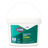 Clorox® Disinfecting Wipes, 1-Ply, 7 x 8, Fresh Scent, White, 700/Bucket (CLO31547) 1 Bucket