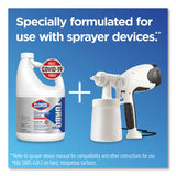 Clorox® Turbo Pro Disinfectant Cleaner for Sprayer Devices, 121 oz Bottle, 3/Carton (CLO60091) Case of 3