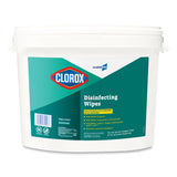 Clorox® Disinfecting Wipes, 1-Ply, 7 x 8, Fresh Scent, White, 700/Bucket (CLO31547) 1 Bucket