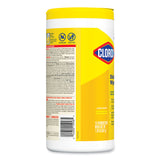 Clorox® Disinfecting Wipes, 1-Ply, 7 x 8, Lemon Fresh, White, 75/Canister (CLO15948EA) Each