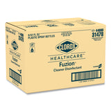 Clorox Healthcare® Fuzion Cleaner Disinfectant, Unscented, 32 oz Spray Bottle, 9/Carton (CLO31478) Case of 9