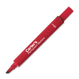 Carter's™ Large Desk Style Permanent Marker, Broad Chisel Tip, Red (AVE27177) Each