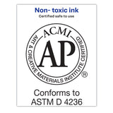 Carter's™ Large Desk Style Permanent Marker, Broad Chisel Tip, Red (AVE27177) Each