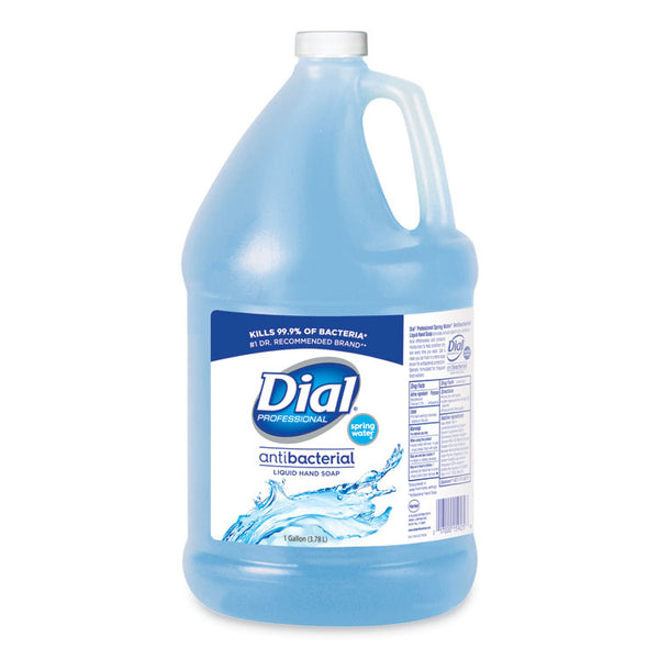 Dial® Professional Antibacterial Liquid Hand Soap, Spring Water, 1 gal (DIA15926EA)