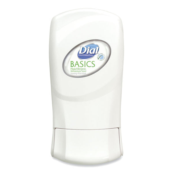Dial® Professional Basics Hypoallergenic Foaming Hand Wash Refill for FIT Manual Dispenser, Honeysuckle, 1.2 L, 3/Carton (DIA16714)