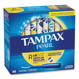 Tampax® Pearl Tampons, Regular, 36/Box (PGC71127BX) Box of 36