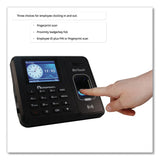 Acroprint® BioTouch Time Clock and Badges Bundle, 10,000 Employees, Black (ACPBTR150) Each