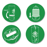 Air Wick® Freshmatic Ultra Automatic Pure Starter Kit, 3.19 x 8.44 x 7.75, White/Gray, Fresh Linen, 4/Carton (RAC01918CT) Case of 4