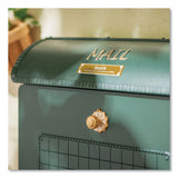 Brother P-Touch® TZ Standard Adhesive Laminated Labeling Tape, 0.47" x 16.4 ft, White/Satin Gold (BRTTZEMQ835) Each