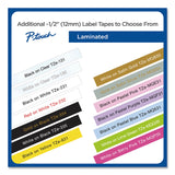 Brother P-Touch® TZ Standard Adhesive Laminated Labeling Tape, 0.47" x 26.2 ft, Pastel Blue (BRTTZEMQ531) Each