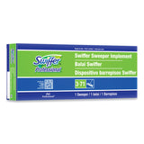 Swiffer® Sweeper Mop, 10 x 4.8 White Cloth Head, 46" Green/Silver Aluminum/Plastic Handle, 3/Carton (PGC09060CT) Carton of 3