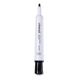 Universal™ Dry Erase Marker, Medium Bullet Tip, Black, Dozen (UNV43681) Case of 12
