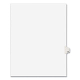 Avery® Preprinted Legal Exhibit Side Tab Index Dividers, Avery Style, 10-Tab, 17, 11 x 8.5, White, 25/Pack, (1017) (AVE01017) Pack of 25