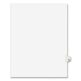 Avery® Preprinted Legal Exhibit Side Tab Index Dividers, Avery Style, 10-Tab, 20, 11 x 8.5, White, 25/Pack, (1020) (AVE01020) Pack of 25