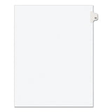 Avery® Preprinted Legal Exhibit Side Tab Index Dividers, Avery Style, 10-Tab, 52, 11 x 8.5, White, 25/Pack, (1052) (AVE01052) Pack of 25