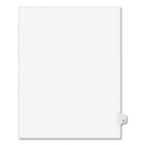 Avery® Preprinted Legal Exhibit Side Tab Index Dividers, Avery Style, 10-Tab, 73, 11 x 8.5, White, 25/Pack, (1073) (AVE01073) Pack of 25