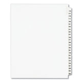 Avery® Preprinted Legal Exhibit Side Tab Index Dividers, Avery Style, 25-Tab, 176 to 200, 11 x 8.5, White, 1 Set, (1337) (AVE01337) Pack of 25