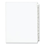 Avery® Preprinted Legal Exhibit Side Tab Index Dividers, Avery Style, 25-Tab, 201 to 225, 11 x 8.5, White, 1 Set, (1338) (AVE01338) Pack of 25