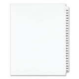 Avery® Preprinted Legal Exhibit Side Tab Index Dividers, Avery Style, 25-Tab, 226 to 250, 11 x 8.5, White, 1 Set, (1339) (AVE01339) Pack of 25