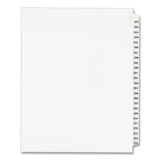 Avery® Preprinted Legal Exhibit Side Tab Index Dividers, Avery Style, 25-Tab, 251 to 275, 11 x 8.5, White, 1 Set, (1340) (AVE01340) Pack of 25