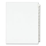 Avery® Preprinted Legal Exhibit Side Tab Index Dividers, Avery Style, 25-Tab, 276 to 300, 11 x 8.5, White, 1 Set, (1341) (AVE01341) Pack of 25