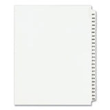 Avery® Preprinted Legal Exhibit Side Tab Index Dividers, Avery Style, 25-Tab, 401 to 425, 11 x 8.5, White, 1 Set, (1346) (AVE01346) Set of 25
