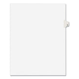 Avery® Preprinted Legal Exhibit Side Tab Index Dividers, Avery Style, 26-Tab, G, 11 x 8.5, White, 25/Set, (1407) (AVE01407) Pack of 25
