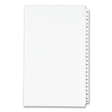 Avery® Preprinted Legal Exhibit Side Tab Index Dividers, Avery Style, 25-Tab, 26 to 50, 14 x 8.5, White, 1 Set, (1431) (AVE01431) Pack of 25