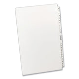 Avery® Preprinted Legal Exhibit Side Tab Index Dividers, Avery Style, 27-Tab, A to Z, 14 x 8.5, White, 1 Set (AVE11375) Set of 27