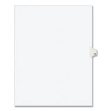 Avery® Preprinted Legal Exhibit Side Tab Index Dividers, Avery Style, 10-Tab, 12, 11 x 8.5, White, 25/Pack (AVE11922) Pack of 25
