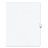 Avery® Preprinted Legal Exhibit Side Tab Index Dividers, Avery Style, 10-Tab, 14, 11 x 8.5, White, 25/Pack (AVE11924) Pack of 25