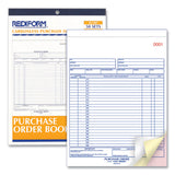 Rediform® Purchase Order Book, 17 Lines, Three-Part Carbonless, 8.5 x 11, 50 Forms Total (RED1L147) Each