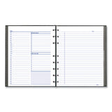 Blueline® NotePro Undated Daily Planner, 9.25 x 7.25, Black Cover, Undated (REDA29C81) Each