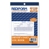 Rediform® Driver's Daily Log Book with Daily Record and Hours Summary, Two-Part Carbonless, 7.88 x 5.5, 31 Forms Total (RED6K681) Each