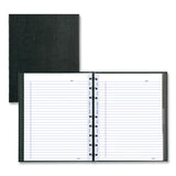 Blueline® MiracleBind Notebook, 1-Subject, Medium/College Rule, Black Cover, (75) 9.25 x 7.25 Sheets (REDAF915081) Each