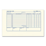 Rediform® Daily Employee Time Cards, Two Sides, 4.25 x 7, 100/Pad (RED4K406) Pad of 100