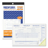Rediform® Driver's Daily Log Book, Two-Part Carbonless, 8.75 x 5.38, 31 Forms Total (REDS5031NCL) Each