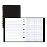 Blueline® NotePro Quad Notebook, Data/Lab-Record Format with Narrow and Quadrille Rule Sections, Black Cover, (96) 9.25 x 7.25 Sheets (REDA44C81) Each