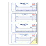 Rediform® Purchase Order Book, 5 Lines, Two-Part Carbonless, 7 x 2.75, 4 Forms/Sheet, 400 Forms Total (RED1L176) Each